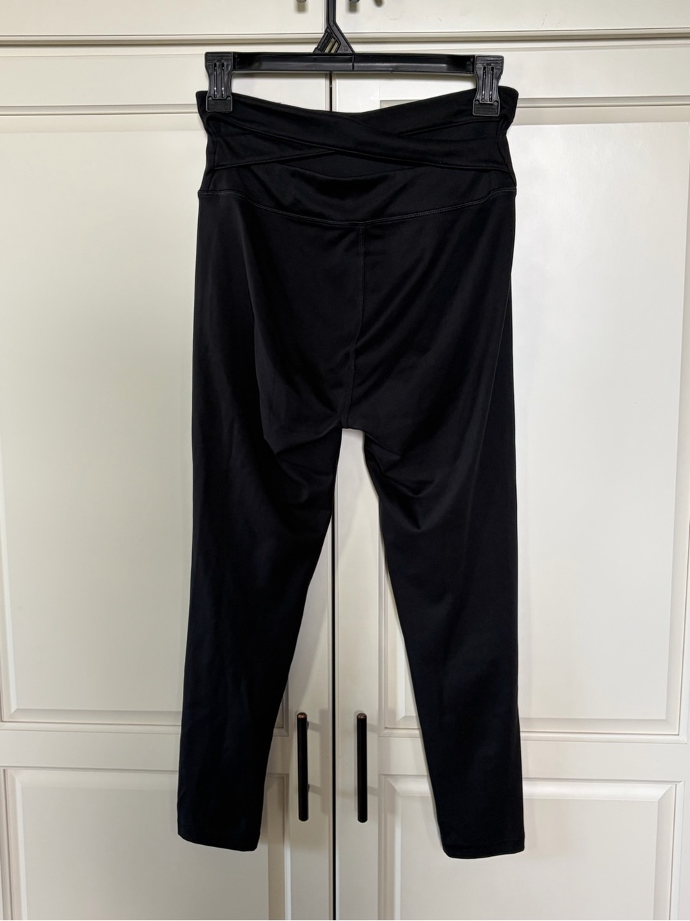 Victoria’s Secret Black Crop Leggings with Criss Cross Back